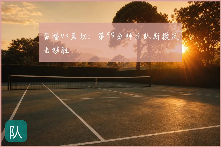 黄潜vs莱切：第59分钟主队新援反击锁胜